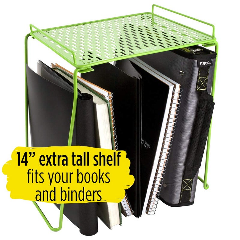 Five Star Locker Accessories, Locker Shelf, Extra Tall, Holds up to 100 Lbs. Fits 12" Width Lockers, Lime (38227) - Image 2